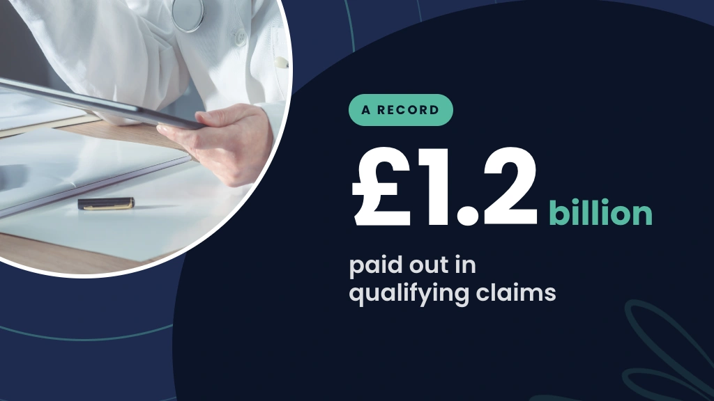 A record £1.2 billion paid out in qualifying critical illness claims